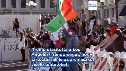 A kaliforniai kormányzó visszaszólt, és a feszültség szándékos szításával vádolja Donald Trumpot