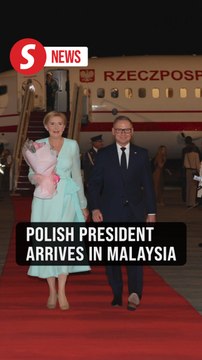 Polish President arrives in Malaysia for official visit