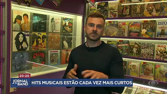 Hits musicais estão cada vez mais curtos