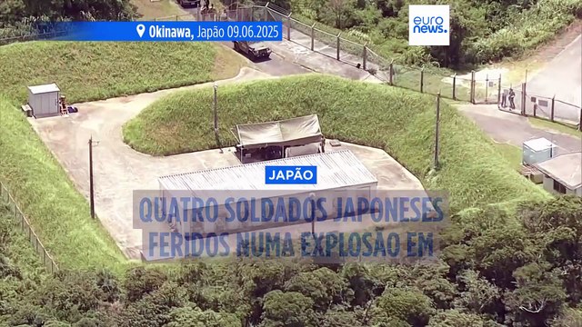 Quatro soldados japoneses feridos numa explosão na base dos EUA em Okinawa