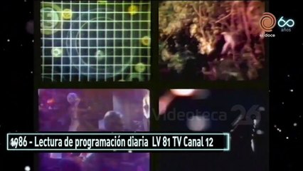 LV 81 Canal 12 Córdoba - Fragmento cierre de transmisión - 24/12/1986
