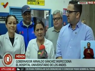 Mérida I Autoridades realizan inspección de búnker en el Hospital Universitario de Los Andes