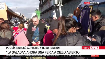 La Salada: tensión y ventas en la calle por cierre de ferias