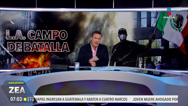 Miles tomaron las calles de Los Ángeles para exigir un alto a las redadas migrantes