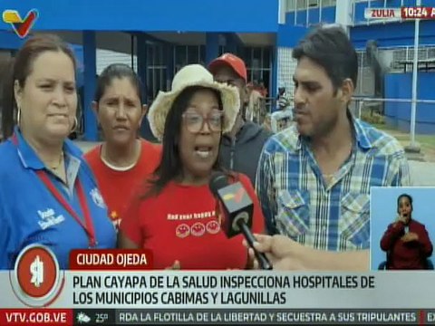 Zulia I En Ciudad Ojeda el Plan Cayapa realiza inspección en los hospitales de Cabimas y Lagunillas