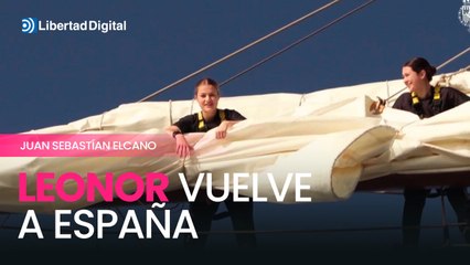 Leonor culmina su travesía en el Juan Sebastián de Elcano tras 150 días de formación