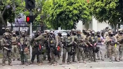 Protestas migrantes, redadas y caos en Los Ángeles