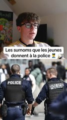 Les surnoms que les jeunesdonnent à la police 👮 #quizz #quiz #police #policier ##classement
