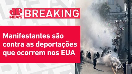 Trump aciona Guarda Nacional para conter protestos em Los Angeles | BREAKING NEWS