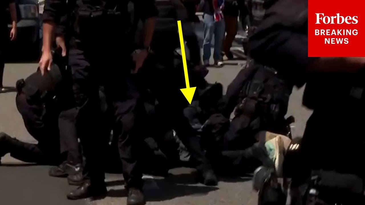 Authorities In L.A. Appear To Hold Down Anti-ICE Protester As Unrest Intensifies