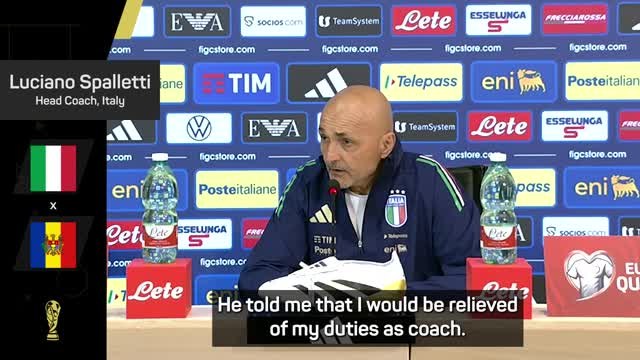'This is a dismissal, I must acknowledge that' - Spalletti reveals sacking by Italy