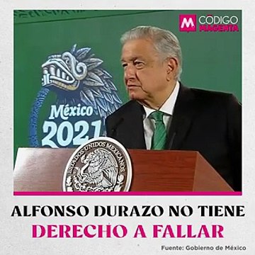 Alfonso Durazo no tiene derecho a fallar