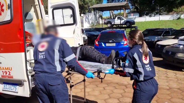 Mulher que foi detida após abordo passa mal na DH e é socorrida pelo SAMU