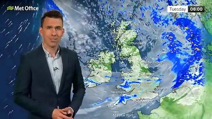 Met Office Monday Evening weather forecast 09/06/2025