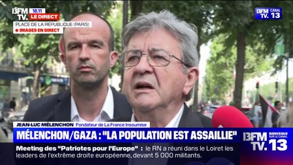 Bateau pour Gaza intercepté par Israël: Jean-Luc Mélenchon "salue le courage extraordinaire" des militants
