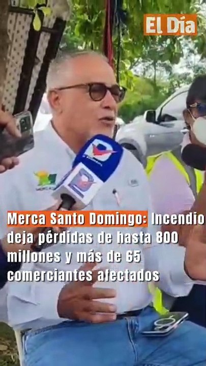 Merca Santo Domingo: Incendio deja pérdidas de...