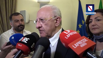 De Luca - Il punto con la stampa (09.06.25)