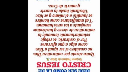 La actitud de ustedes debe de ser como de Jesús (Filipenses 2:5-8)🙏