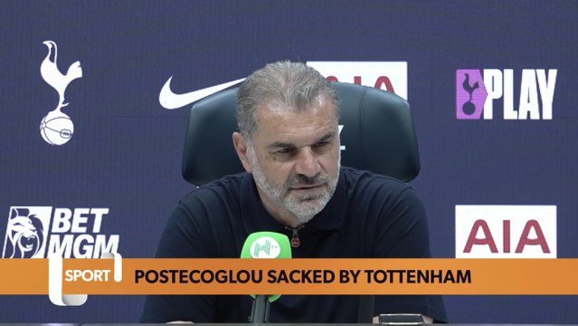 Ange Postecoglou sacked by Tottenham despite ending long trophy drought