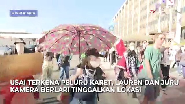 Detik-Detik Jurnalis Australia Tertembak Peluru Karet saat Liput Kerusuhan di Los Angeles