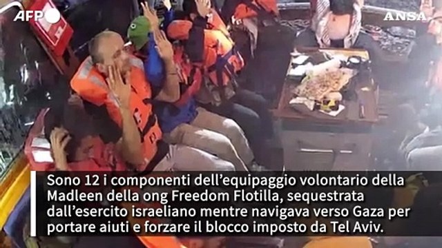 Ecco chi si trova a bordo della Madleen della Freedom Flotilla