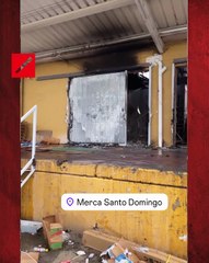 Comerciantes del MercaDom claman por apoyo tras incendio: “No quedó nada, fue pérdida total”
