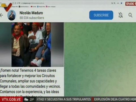 Jefe de Estado: Tenemos 4 tareas claves para fortalecer y mejorar los Circuitos Comunales