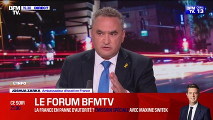 Madleen: "Le bateau a été arraisonné immédiatement quand il est rentré dans les eaux israéliennes", assure l'ambassadeur d'Israël en France