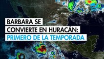 Barbara se convierte en huracán: Primero de la temporada en el Pacífico oriental