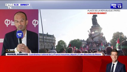 Bateau pour Gaza intercepté: "Ce sont des personnes qui sont détenues contre leur volonté, contre leur gré", assure Manuel Bompard (LFI)