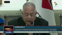 Venezuela: candidate nominations for 2025 municipal elections begin