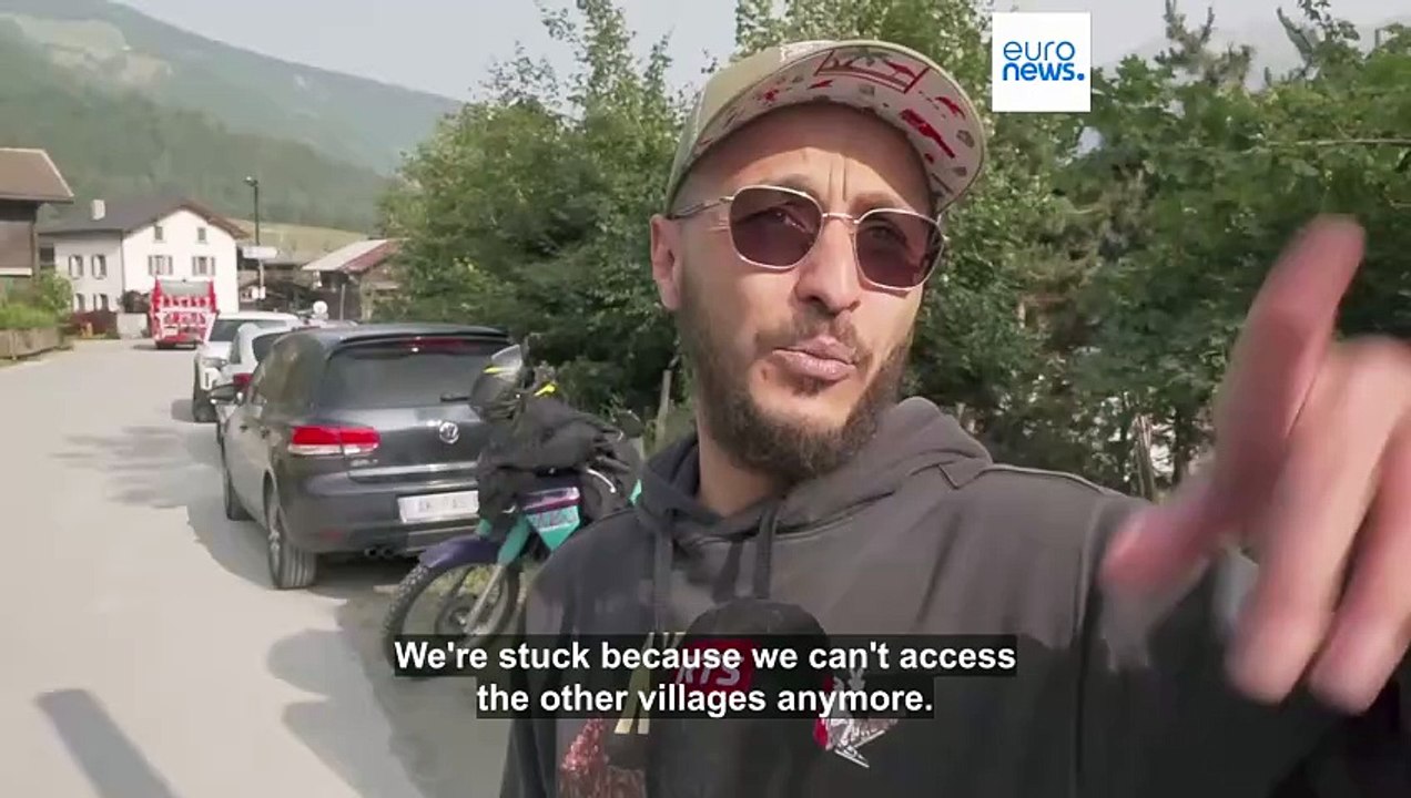 Dozens evacuated in Switzerland's Valais canton as heavy rain unleashes mudslide