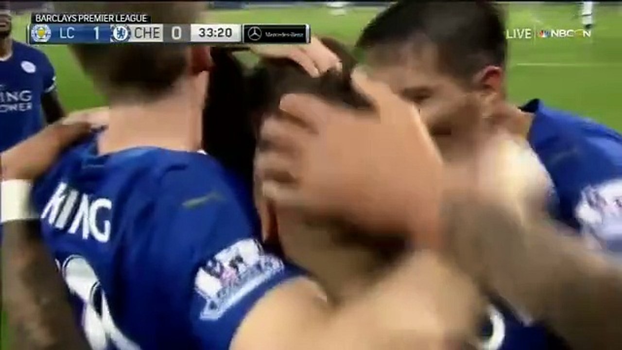 Leicester City 2-1 Chelsea - Goals and Highlights (15/12/2015) | NBCSN