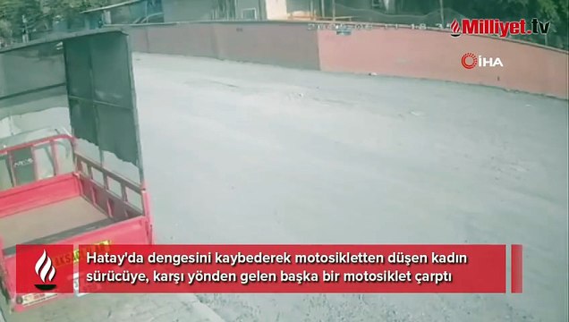 Neye uğradığını şaşırdı! Dengesini kaybeden sürücü...