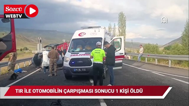 Kars’ta feci kaza: Otomobil ile Tır çarpıştı, 1 ölü, 2 yaralı