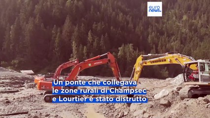 Svizzera: frane nel cantone Vallese, decine di persone evacuate dopo forti piogge