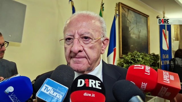 Napoli - REFERENDUM. DE LUCA: BASSA AFFLUENZA? TROPPA IDEOLOGIZZAZIONE (09.06.25)