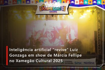 Inteligência artificial “revive” Luiz Gonzaga em show de Márcia Fellipe no Xamegão Cultural 2025