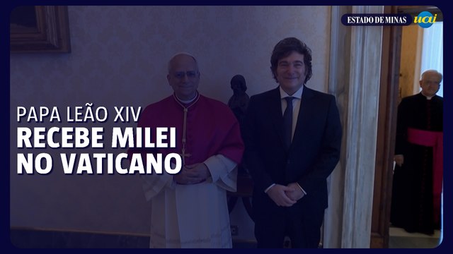 Papa Leão XIV recebe Milei no Vaticano e ressalta luta contra a pobreza