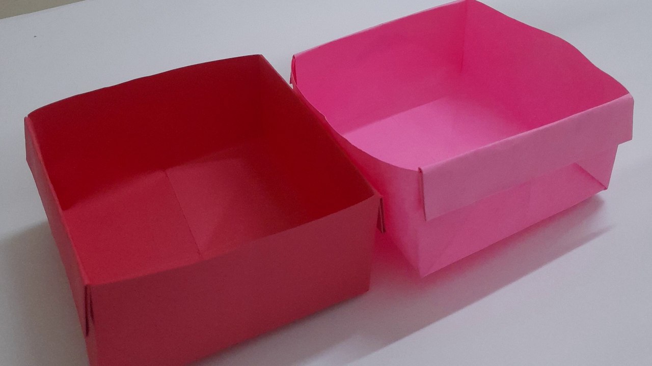 How to Make a Paper Desk Organizer | Origami Organizer (Variation 2)