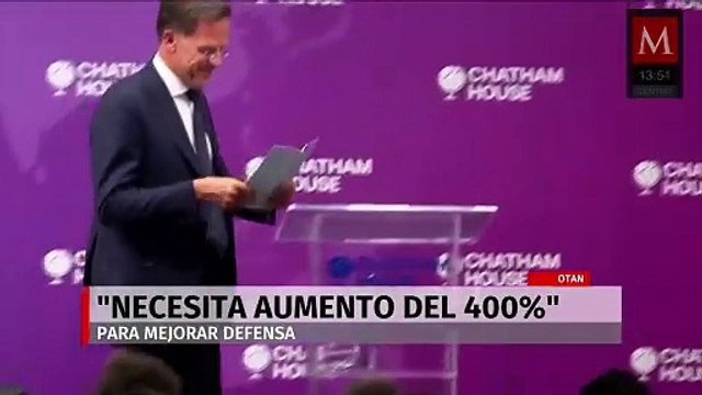 “La alianza necesita un aumento del 400% para defensa aérea”: afirma Mark Rutte, jefe de la OTAN