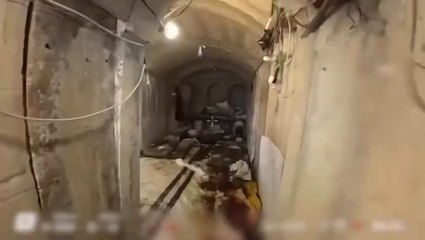 Israel reveals tunnel under Gaza hospital ‘where body of Hamas chief was found’
