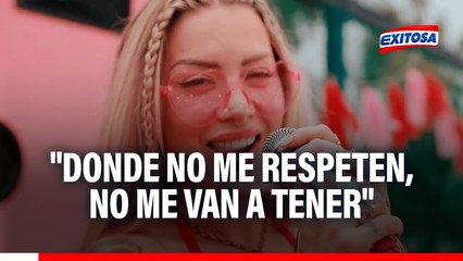 Leslie Shaw y porqué no le gusta estar en TV: "Donde no me respeten, no me van a tener"