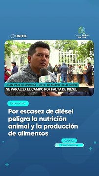 Por escasez de diésel peligra la nutrición animal y la producción de alimentos