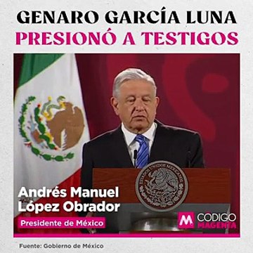 Genaro García Luna presionó a testigos
