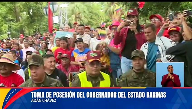Toma de posesión de Adán Chávez como gobernador del estado Barinas