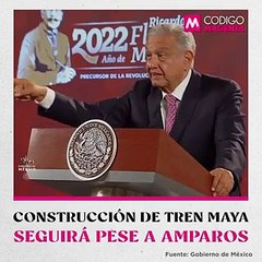 Construcción de Tren Maya seguirá pese a amparos