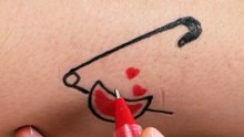 Look at these satisfying pen tattoos!
