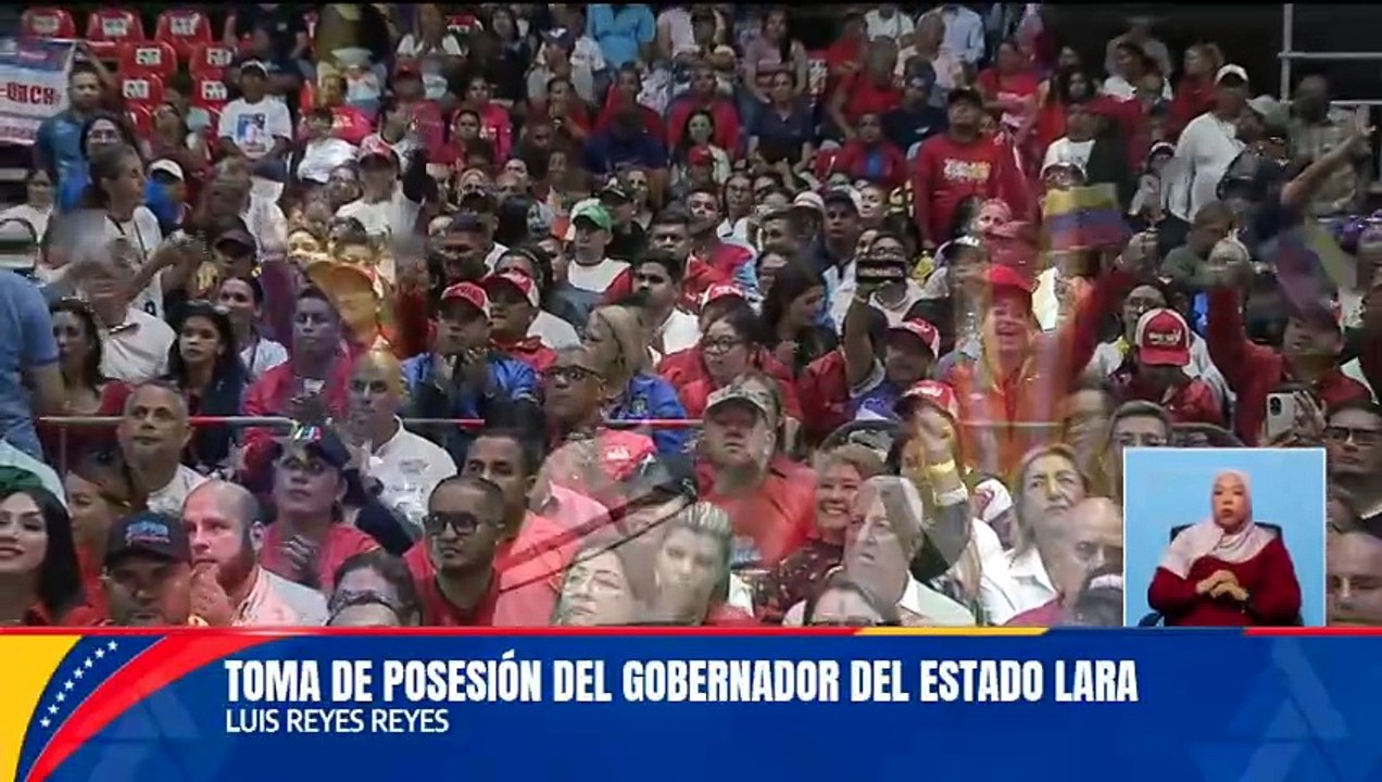 Toma de posesión de Luis Reyes Reyes como gobernador del estado Lara