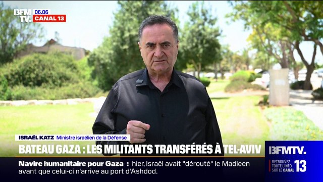 Bateau pour Gaza intercepté: les militants du voilier transférés à l'aéroport de Tel-Aviv pour être rapatriés